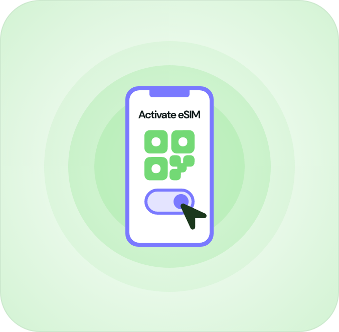 Activate instantly with a QR Code Activate instantly with a QR Code